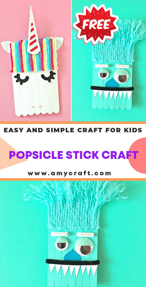 Let’s Stick Together: Fun and Easy Popsicle Crafts For Kids – Amy Craft