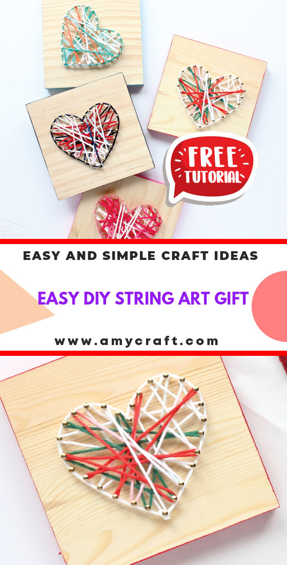 Knot Your Ordinary Craft Ideas: 25 String Art Ideas – Amy Craft