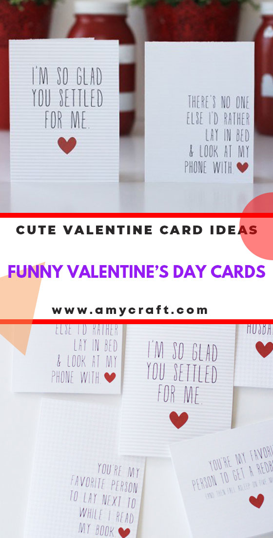 Sweet! 25 Valentine’s Day Card Ideas – Amy Craft